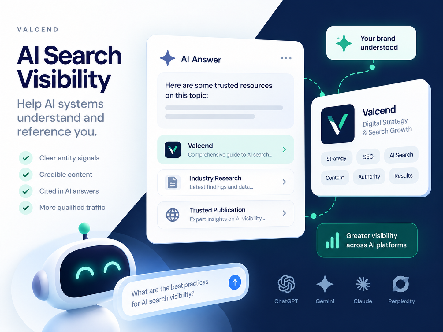 Illustration for AI Search Visibility